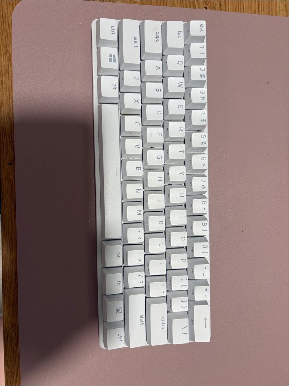 Razer Huntsman Mini keyboard.